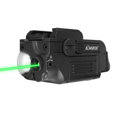 Aimwin WL10_GL Green Laser Weapon Light Combo — Rail-Mount, Dual